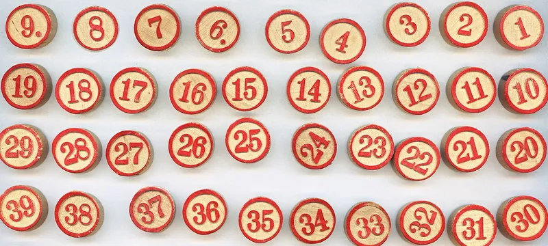 Many numbers on a table